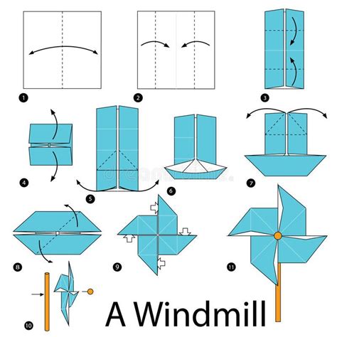 Origami Windmill Base Ornaments Origami