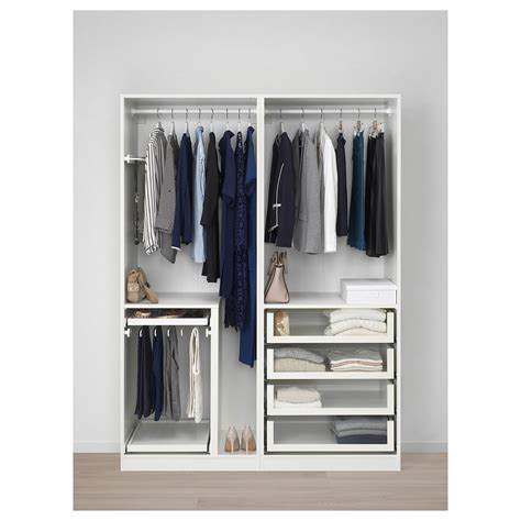 Start with our suggested combinations, personalize them or design your own from scratch with our pax planner. PAX Wardrobe - white, Uggdal gray glass - IKEA, #glass # ...