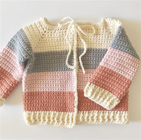 Daisy Farm Crafts Crochet Baby Sweater Pattern Crochet Baby Clothes