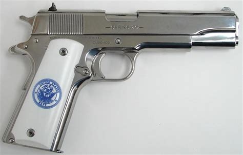 Colt 1991a1 Government 45 Acp Caliber Pistol Custom Bright Polish