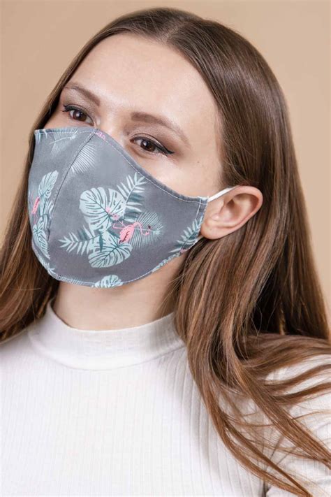 Reusable And Washable Face Mask 4 Layers Pure Cotton