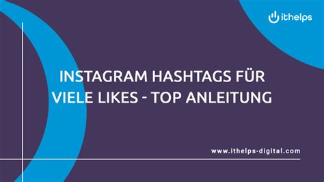 Instagram Hashtags Für Viele Likes Top Anleitung