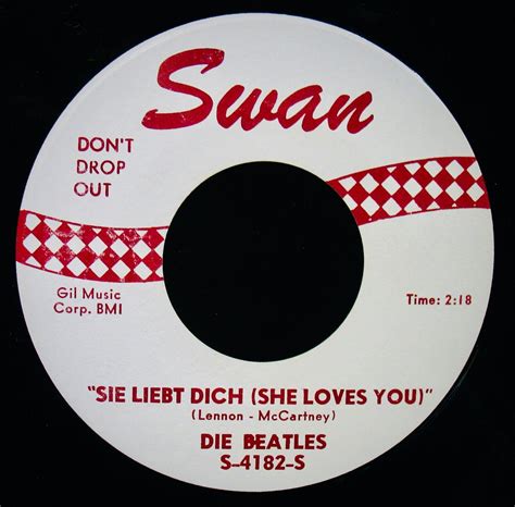 The Beatles~sie Liebt Dich She Loves You~a Top 45~swan S 4152 S
