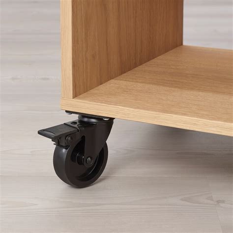 Stauraumlösungen wie vom schreiner für den flur & co. RÅVAROR Benk på hjul - eikefiner - IKEA