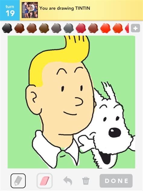 Tintin Drawings How To Draw Tintin In Draw Something The Best Draw
