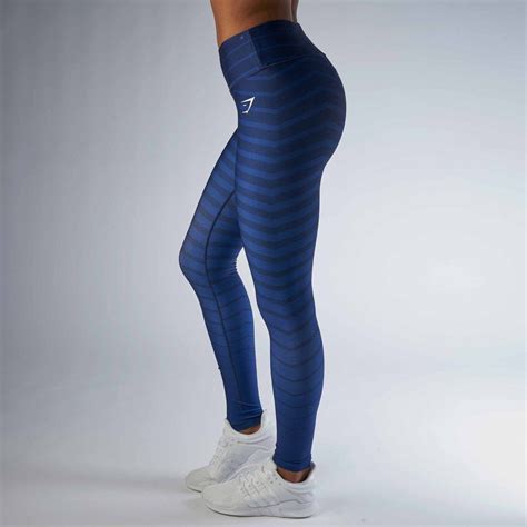 Gymshark Boost Legging Sapphire Blue Gym Leggings Women Jogging