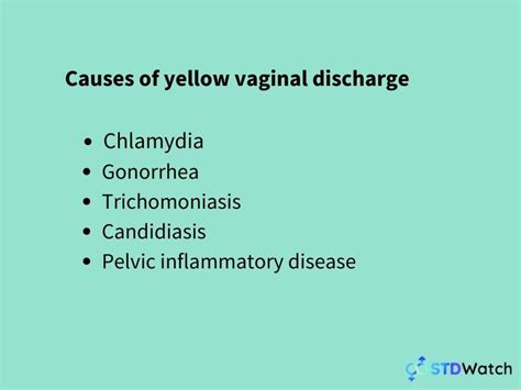 What Does Yellow Vaginal Discharge Mean