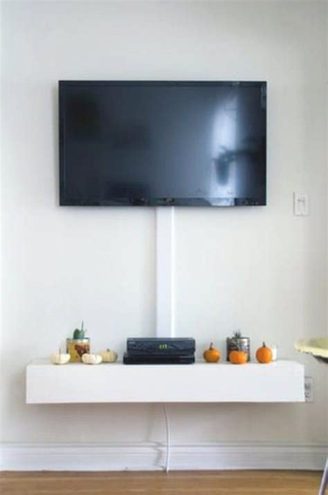 Fernseher verstecken mit einem bild. Ikea Tisch Höhenverstellbar | Fernseher Aufhängen Kabel ...