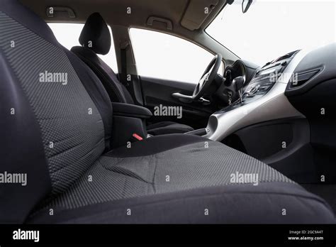 Car Interior View Of The Passanger Front Seat Stock Photo Alamy