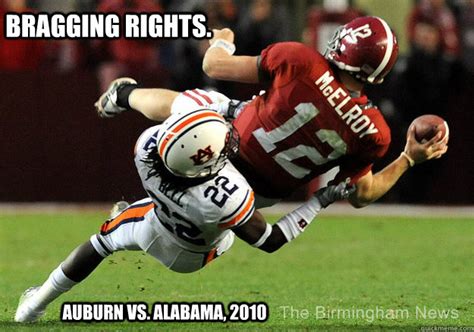 Bragging Rights Auburn Vs Alabama 2010 College Gameday Quickmeme