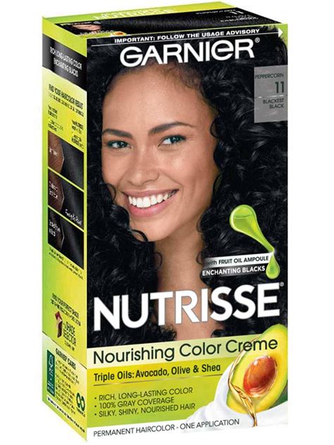 Nourishing Color Creme 11 In Blackest Black By Garnier Permanent Hair