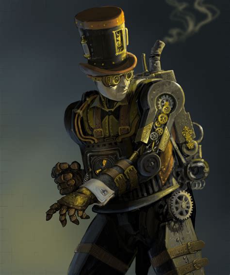 Steampunk Male Drawing Images Galleries With A Bite