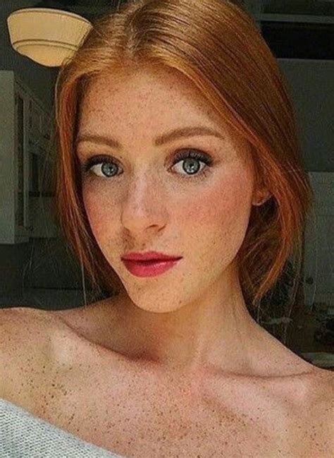 Ginger Selfie Pelirrojas Pelirroja Guapa Pelo Rojo