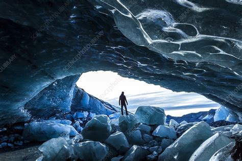 Entrance Of Glacial Ice Cave Stock Image F0212672 Science Photo
