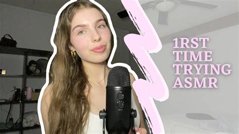 trying asmr for the first time 🪷 🤍 youtube