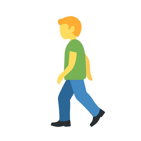 Cartoon Man Walking Png Walking Vector Man Cartoon Svg Getdrawings