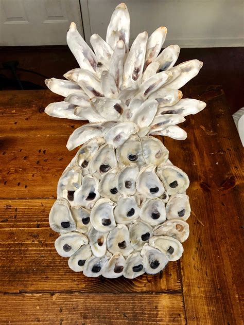 Pineapple Oyster Art Welcome Home Pineapple Decor Etsy Australia