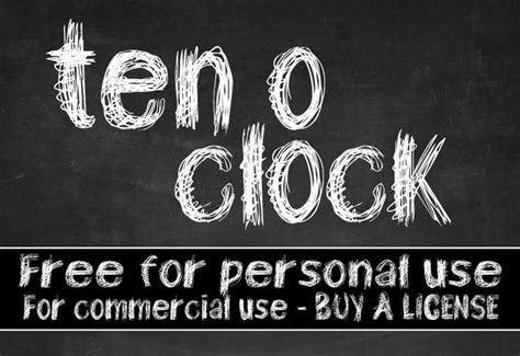 Check spelling or type a new query. TEN O CLOCK Font | Designed by CloutierFontes