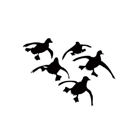 Flying Duck Silhouette Free Download On Clipartmag
