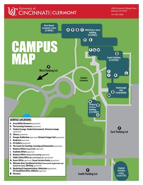Directions Maps And Parking University Of Cincinnati