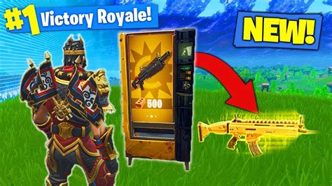 Fortnite vending machines are live right now in the battle royale mode of the popular game, as part of update v3.4. *NEW* LEGENDARY VENDING MACHINE GAMEPLAY In Fortnite ...