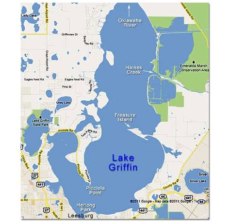 Maps Harris Chain Of Lakes Central Florida