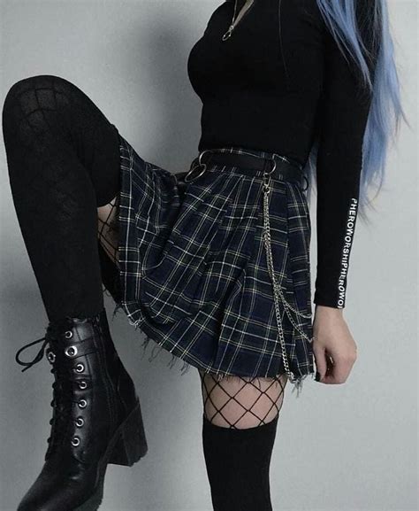 ¡outfits Aesthetic Grunge Que Te Van A Encantar Aesthetic Grunge Outfit Punk Outfits Egirl