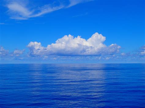 Gambar Pemandangan Laut Pantai Lautan Horison Gunung Awan Riset