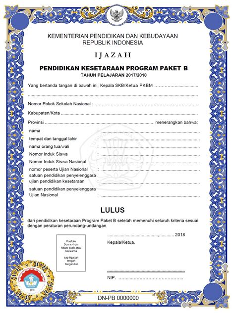 Pdf Edaran Petunjuk Teknis Pengisian Blangko Ijazah Tahun Hot Sex Picture