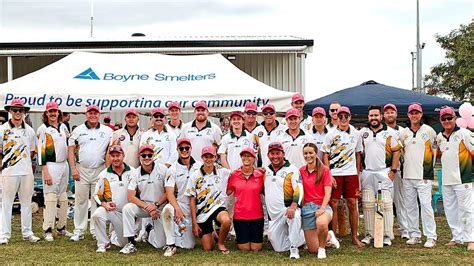 Bits Cricket Club Praised After Pink Stumps Fundraiser The Courier Mail