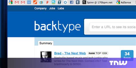 Backtype Gets Into The Influence Game Starts Measuring Reach Of