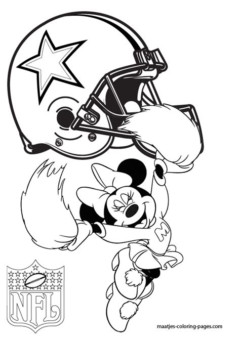 Dallas Cowboys Helmet Coloring Page - Coloring Home