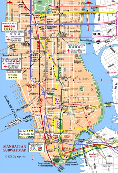 New York Sightseeing Map Pdf Best Tourist Places In The World