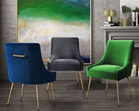 Here, your favorite looks cost less than you thought possible. Beatrix Green Velvet Side Chair, D46, TOV Furniture