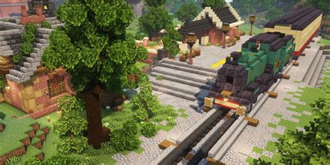 Adorable Minecraft Train Station Will Get You Where You Need To Go