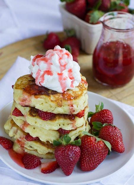 Strawberry Shortcake Pancakes - Spicy Southern Kitchen