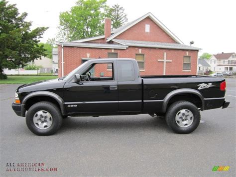 2003 Chevrolet S10 Zr2 Extended Cab 4x4 In Black Onyx Photo 4 215852