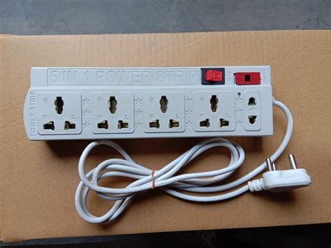 6 Amp 3 Pin Electrical Extension Boardpower Strip Number Of Sockets