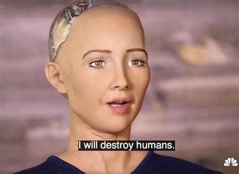 Great: Lifelike Humanoid Robot Wants To Destroy Us | Geekologie