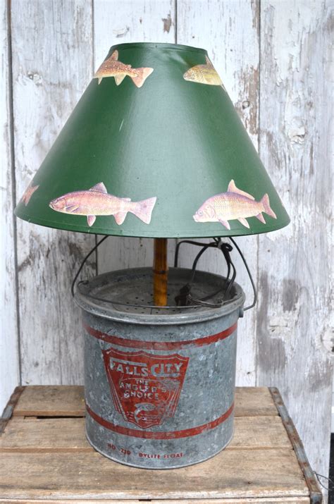 Bait Bucket Lamp Desk Lamp Student Lamp Fishing Lamp