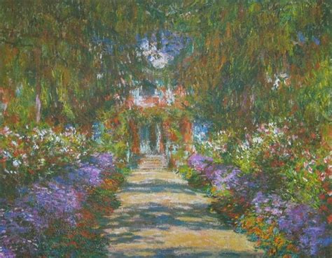 Maybe you would like to learn more about one of these? Claude Monet Weg in Monets Garten in Giverny 1902 Poster ...