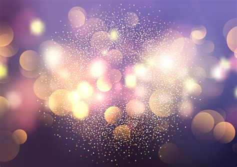 Bokeh Lights And Glitter Background Download Free