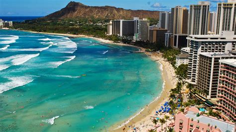 Free Download Waikiki Beach Hawaii Wallpaper Desktop Hd X 720x480