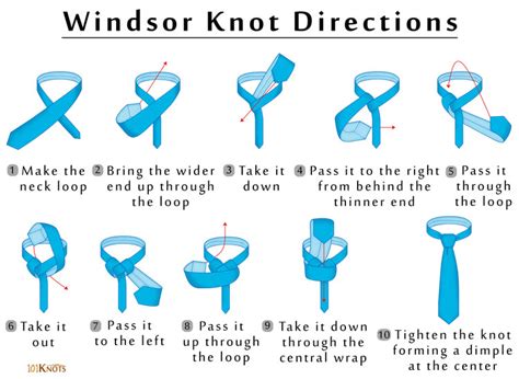 The tip of the small end should rest slightly above your. Windsor Knot | 101Knots