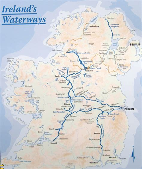Nb The Puzzler Map Of Irelands Waterways April August