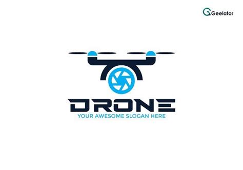 Drone Logo Template By Geelator On Creativemarket Layout Template