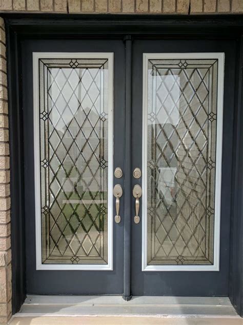 They came from the front door due to style change. Decorative Glass Door Inserts (Photo Gallery ...