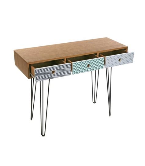 Maybe you would like to learn more about one of these? Console d'Entrée en Bois et Métal à Motifs - Wadiga.com