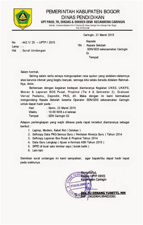 Contoh Surat Undangan Rapat Komite Sekolah Doc Contoh Surat The Best Porn Website