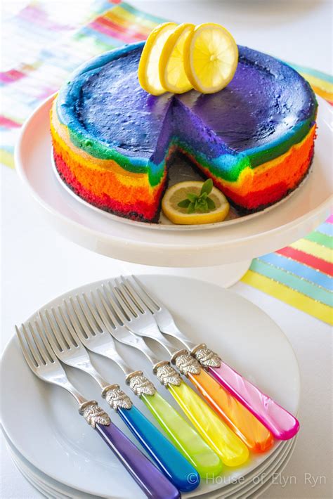 Rainbow Cheesecake Recipe Rainbow Cheesecake Rainbow Food